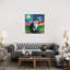Tri-Colour Corgi Night 1 Piece Wrapped Canvas Painting-1030238547