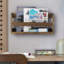 Wood Doublewide Magazine Rack