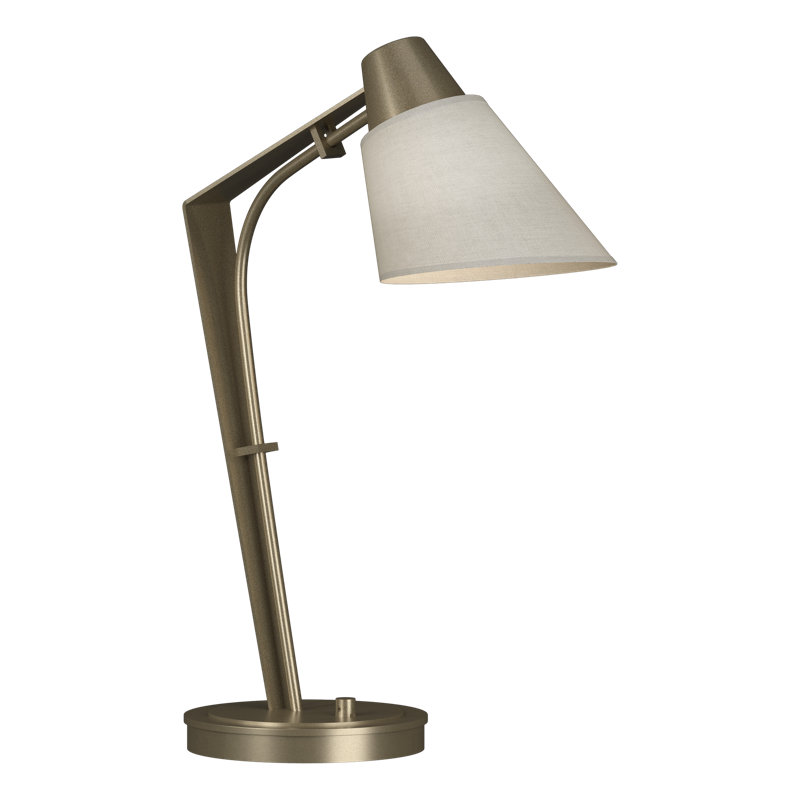 Reach 21.9" Desk Lamp, Soft Gold, Flax