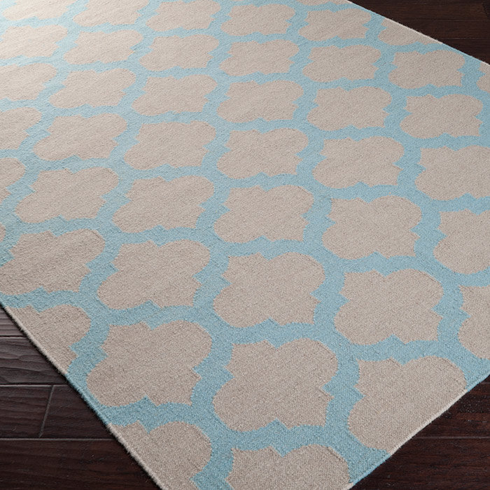 Adelo Wool Geometric Indoor Rug, Rectangle 3'6" x 5'6"