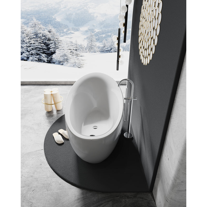 Baignoire autoportante en acrylique Leonardo