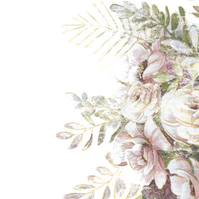 Flaking Floral - Wrapped Canvas Print