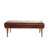 Genuine Leather Upholstered Bench