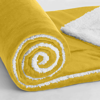 Misuzu Super Soft Reversible Sherpa Fleece Blanket