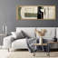 «Mid Century Shape Abstract Geometric Shapes», reproduction encadrée sur toile-111665210-98042273