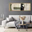 «Mid Century Shape Abstract Geometric Shapes», reproduction encadrée sur toile-98042273-111665209