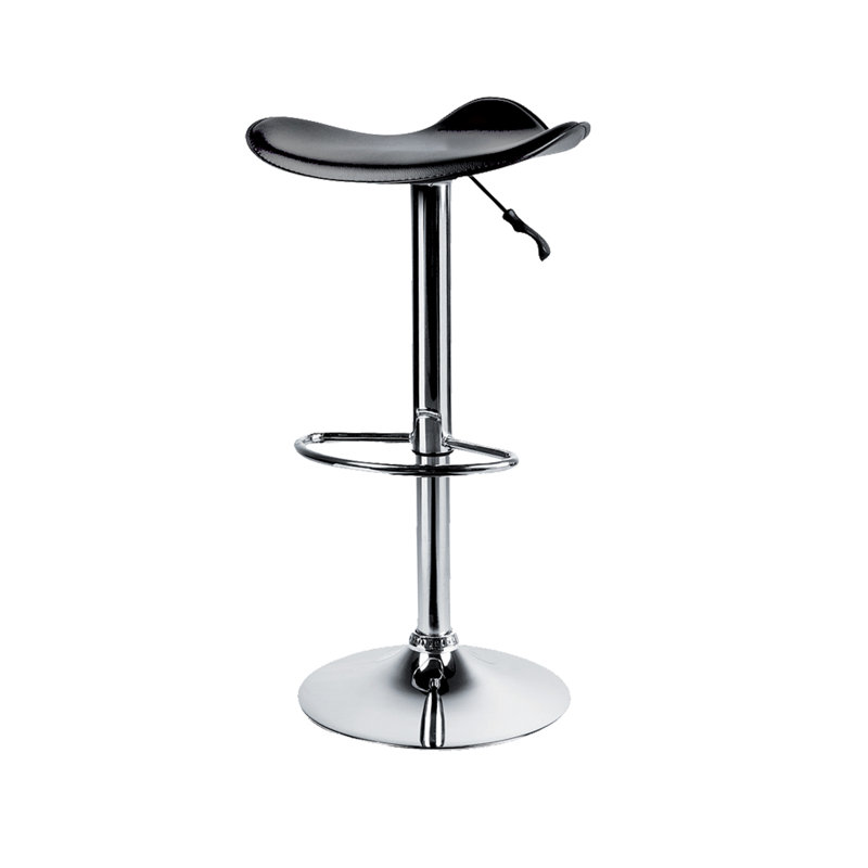 Tabouret tournant à hauteur réglable Jayden-Lee, Noir