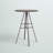 Deanna Round with Steel Base Dining Table-1948748997