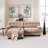 Deep Seat Sectionals, Wood Frame Modern L Shaped Sofa For Home Living
