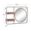 Miroir d'appoint avec tablettes Mccreery