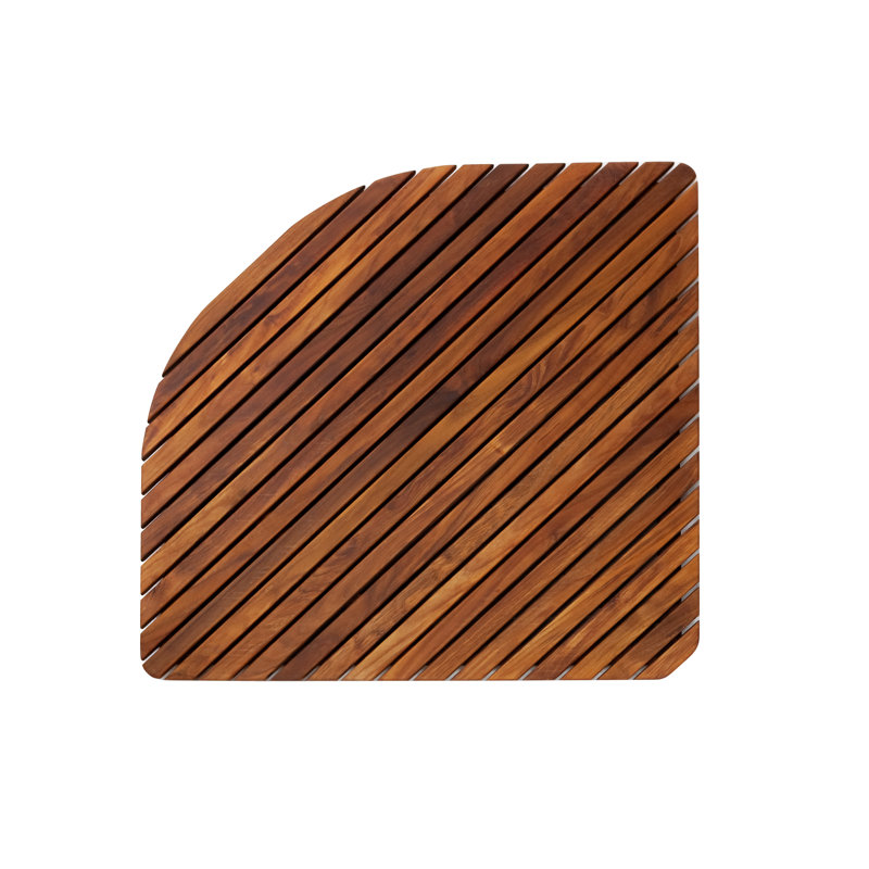 Scates Solid Wood Non-Slip Bath Mat