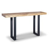60" Solid Wood Console Table