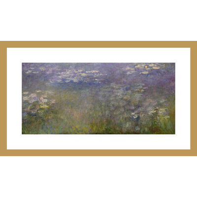 Nymphéas par Claude Monet, impression giclée encadrée