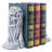 Gothic Skull Bookends – Resin Decorative Horror-Themed Book Holder for Shelves, Office, and Halloween Décor
