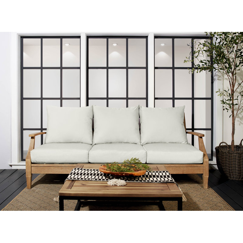 Outdoor 5'' Sofa Seat Cushion, White