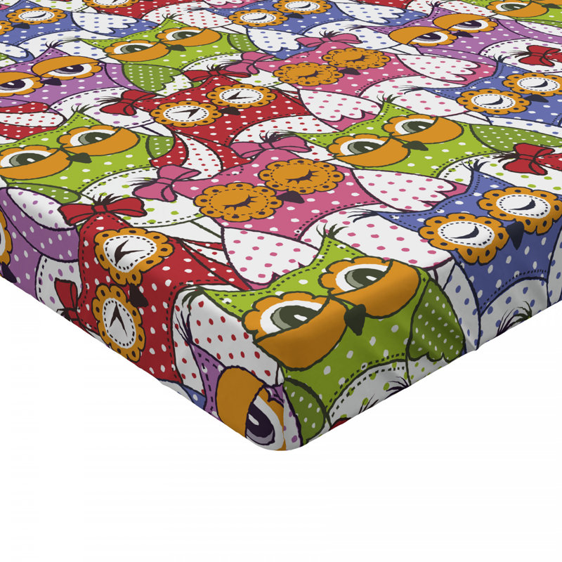 Microfiber Fitted Sheet, Twin XL Fitted Sheet, Butterflies Coral Salmon Dried Rose