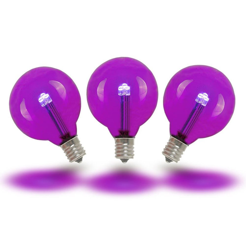 Guirlande de 25 lumières, Mauve