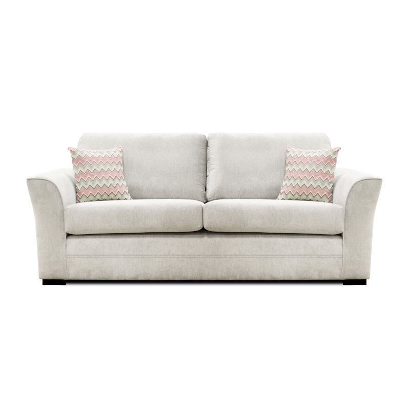 Belvidere 3 Seater Sofa, Silver