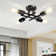 Hannah-Jayne 4 - Light 12.8'' Sputnik Modern Linear Flush Mount