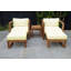 Venice Teak 5 Piece Chat Group With End Table-1444045419