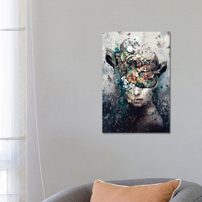 Source Of Life by Riza Peker - Wrapped Canvas Painting
