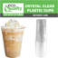 Gobelets jetables en plastique transparent 24 oz Ecoqualité sans couvercle pour Smoothie à froid, café glacé, soda, cocktail et tasses de fête (75)