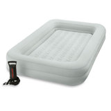 Intex Kidz Camping Travel Air Mattress w/Pump &120 Volt Electric Air Bed Pump