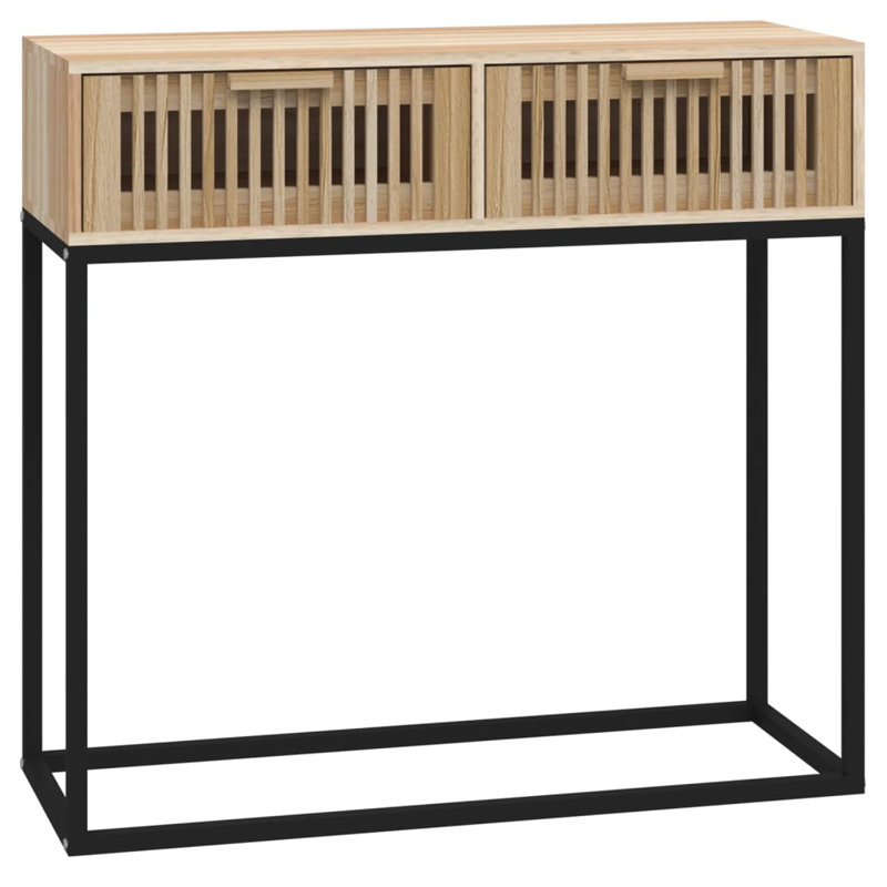 Lisha 80cm Console Table, Black