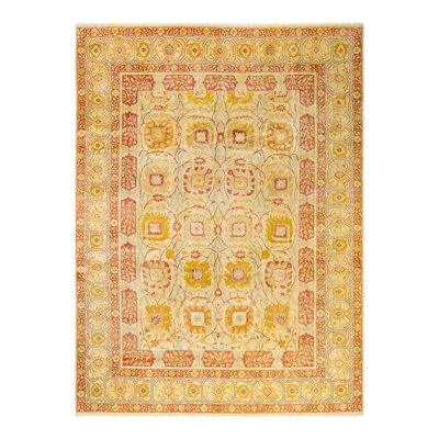 Keenan One-of-a-Kind 10' 1" X 14' 0" 2000s Wool Area Rug in Yellow