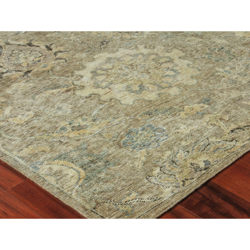 Heirloom Handmade Wool Floral Area Rug