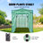 97.6" W x 71.6" D Hobby Greenhouse