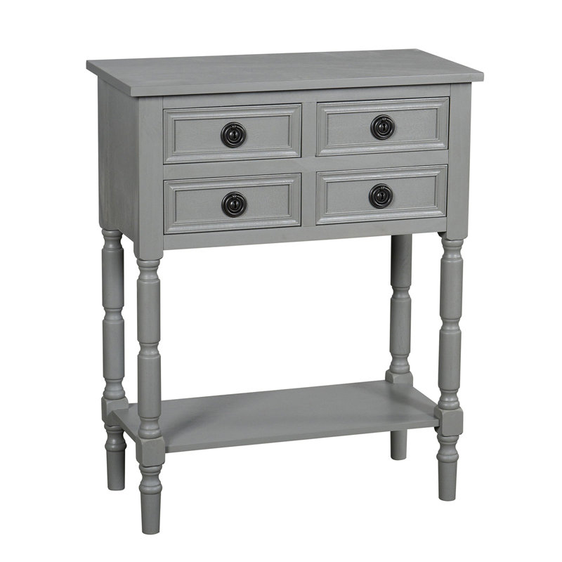 Despena 23.5'' Console Table, Carbon Grey
