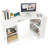 48 Inches L Shaped Corner Executive Computer Desk With Drawer