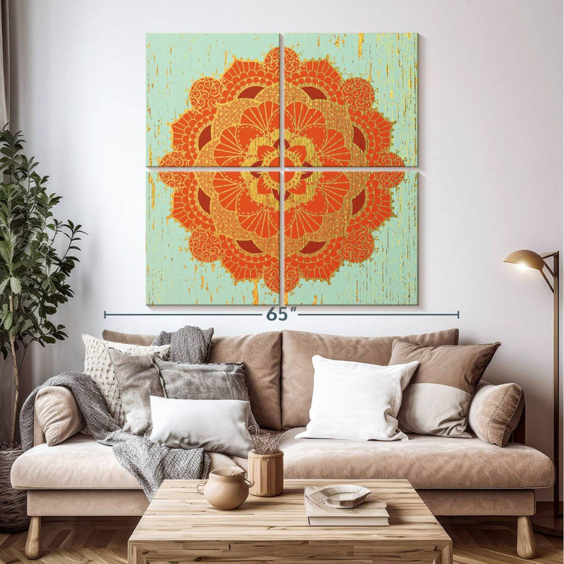 Kerner Moroccan Medallion II, 50" H x 50" W