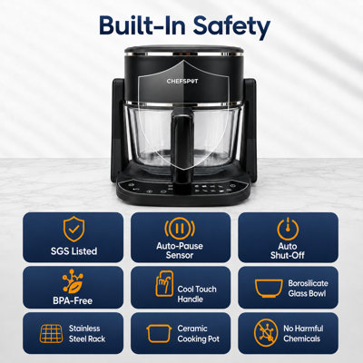 CHEFSPOT 4.8 qt. Basket Air Fryer Air Fryer