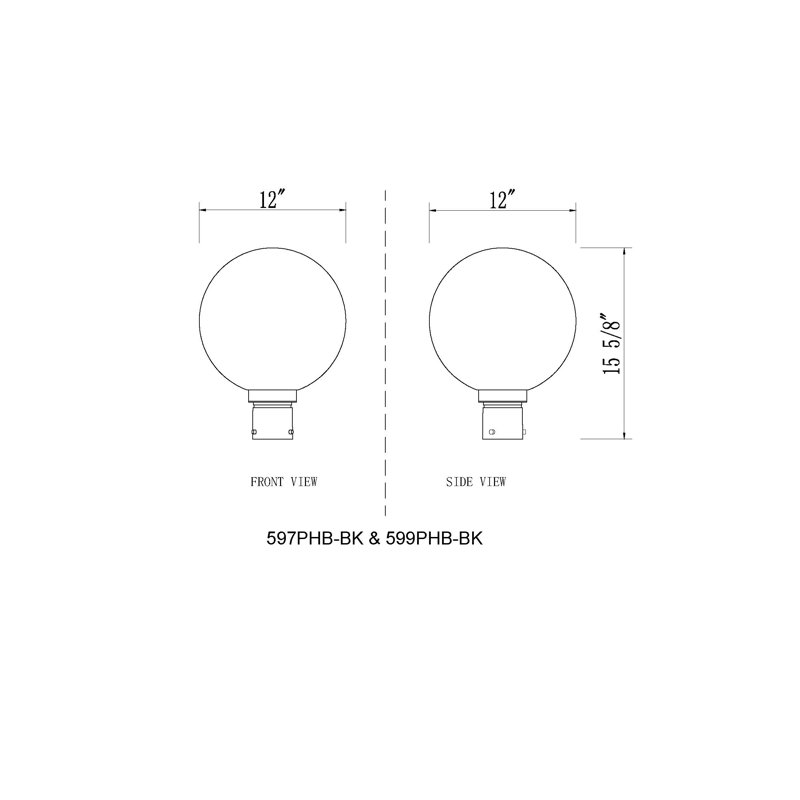 Heber Lantern Head, Frosted