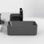 PLUSTEEL 12'' Ceramic Rectangular Bathroom Sink