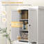 Freestanding Kitchen Pantry Cabinet Tall Storage Cabinet-1133727748
