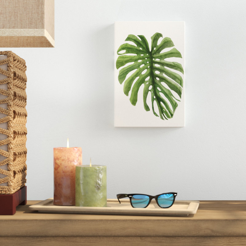 Tropical Breeze Leaves I by Naomi McCavitt - Painting Print, 30cm H x 20cm W, Wrapped Canvas
