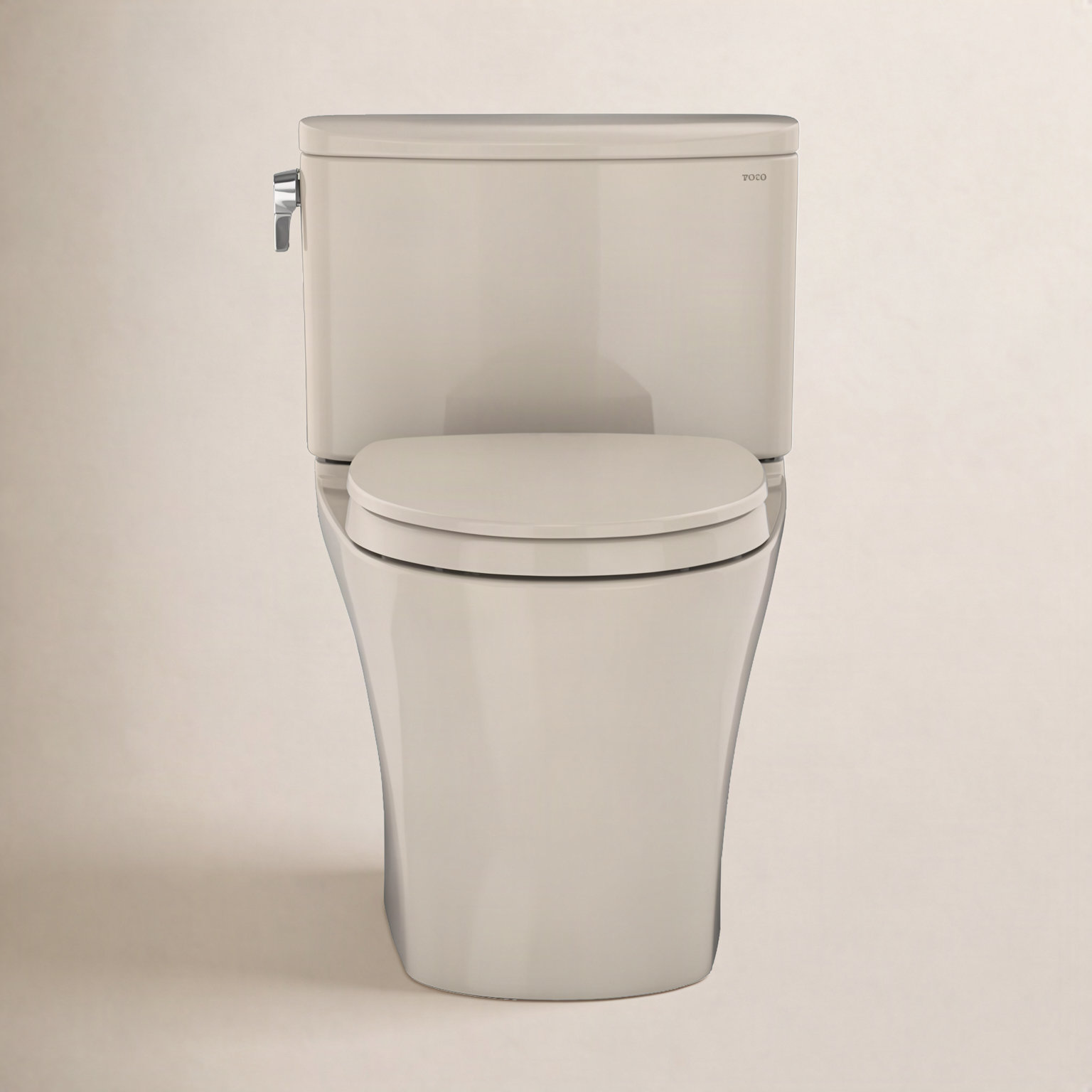 Aquia® IV Dual-Flush 2-Piece Toilet, Bone, Left