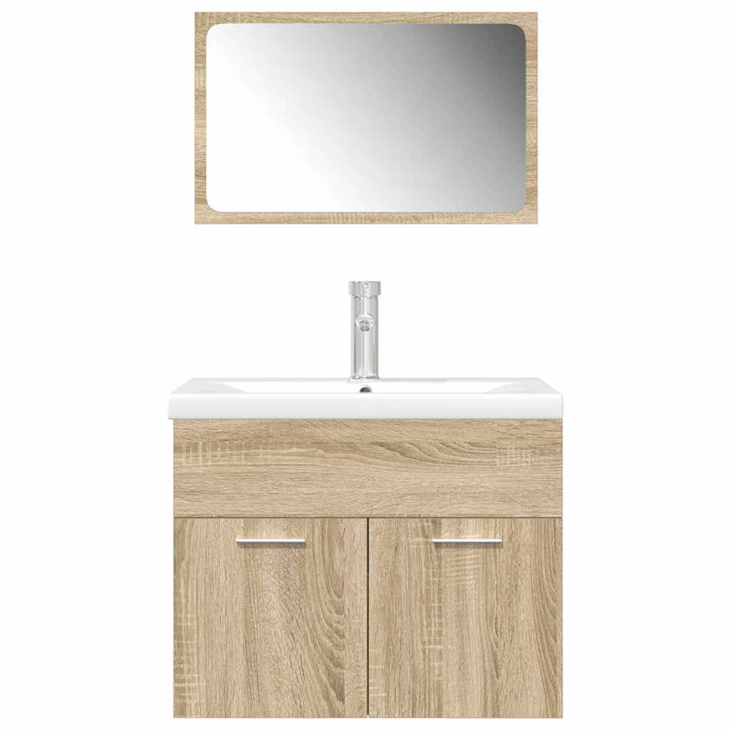 Alvonia Bathroom Furniture Suite, Sonoma Oak