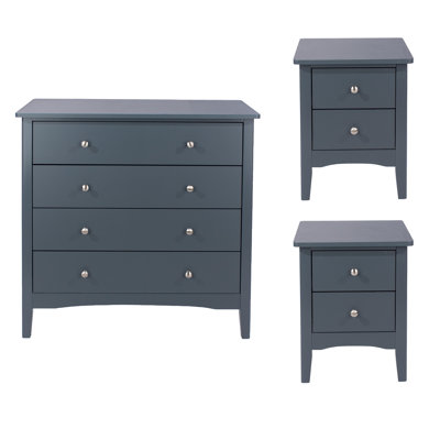 Como , 3 Piece painted Bedroom Set