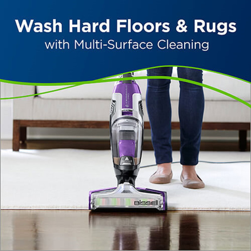 BISSELL Crosswave Pet Pro All in One Wet Dry Vacuum Cleaner and Mop for Hard Floors and Area Rugs, Purple, 2306A