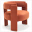 Accent Chair with sturdy Wooden Legs-131256167