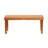 Markus Brown Wood Woven Bench-144505083