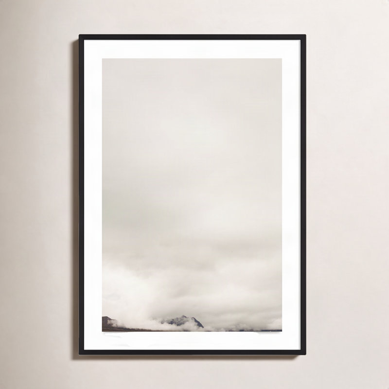 Clouds 11 Print by Riley Ryan, Black, 48" H x 34" W x 2.5" D