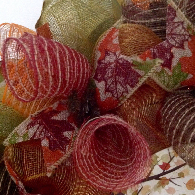Harvest Wreath Go Jump In The Leaves