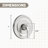 Replacement for Moen 5 inch Round 10-Function Shower Head & Trim & Tub Spout-123458087