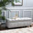 Gray Fashion-Forward And Storage - 50" X 20.5" 18.3" Lead Fashion With Board Game & Controller-1627735246