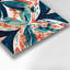 Art mural hawaïen avec motifs en métal bleu-2145445680